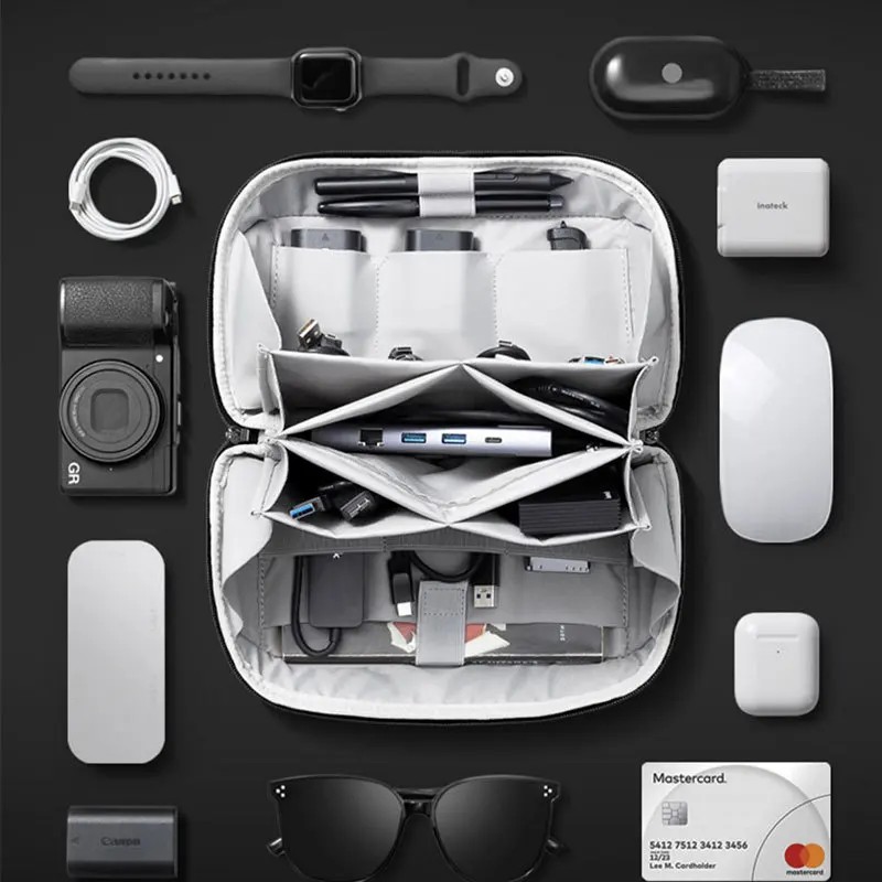 Men'S Mens Accessories - Multifunctional Digital Accessories Bag Upgraded Waterproof
