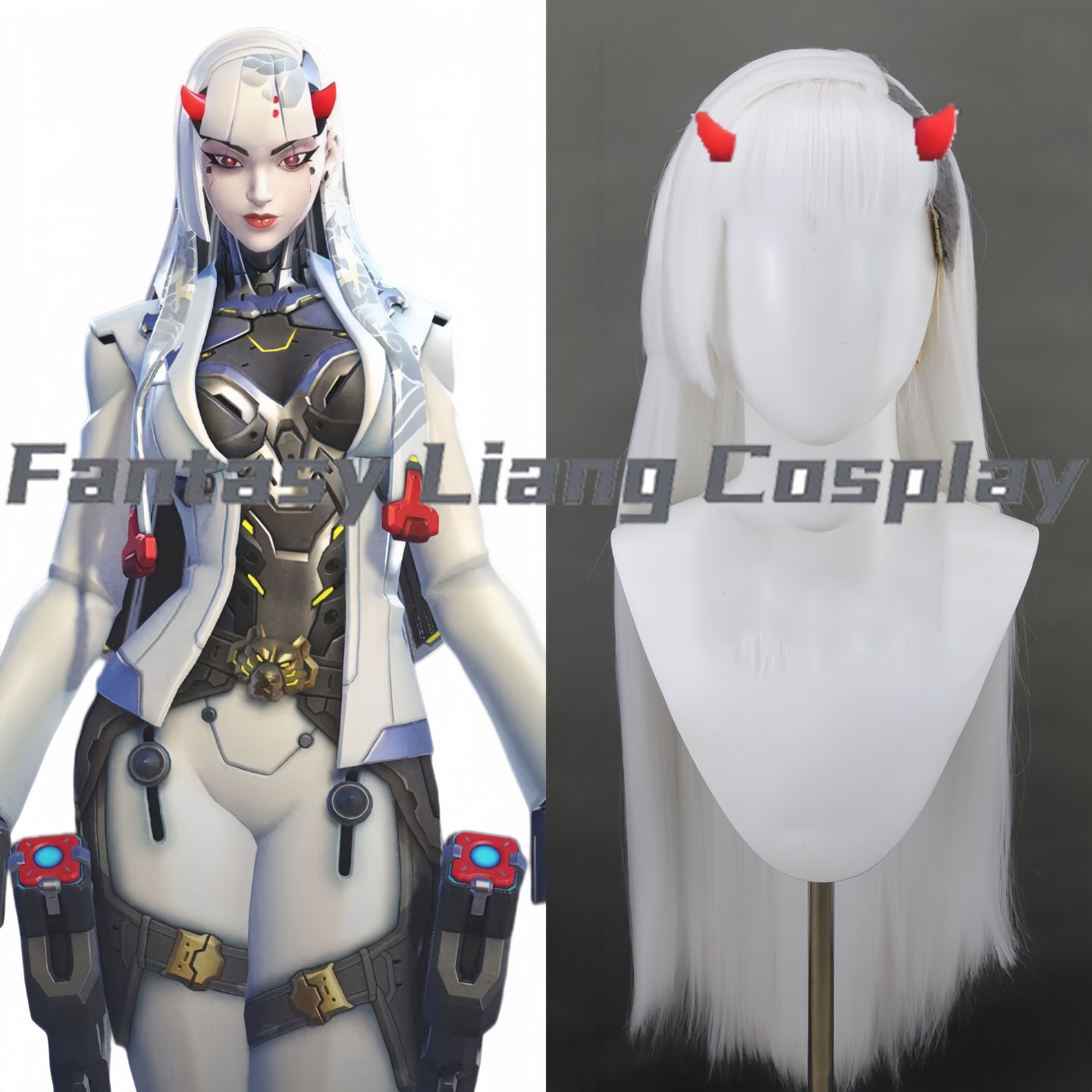 Men'S Accessories Japan - Game Shion Cosplay Wig For Men