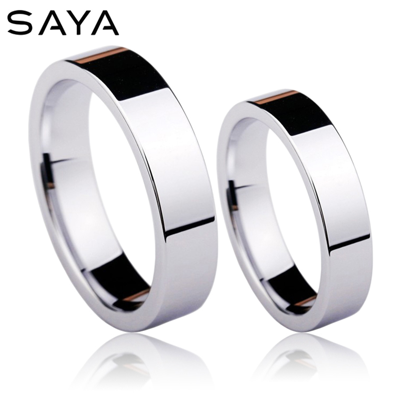 Men Accessories In Silver - Tungsten Rings for Men Women Wedding