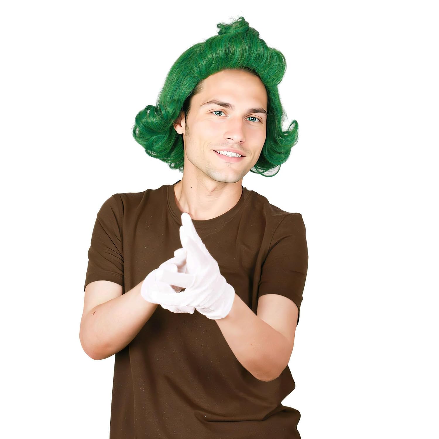 Men'S Vegan Accessories - Cosplay Oompa Loompa Green Men or
