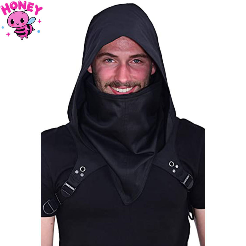 Men Accessories Hat - Unisex Medieval Hat with Mask Cosplay