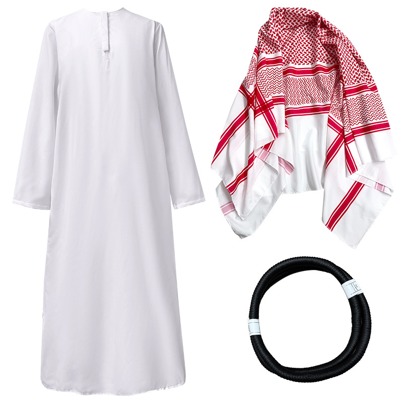 Arabian Prince White Robe Men  - Men Accessories Kit review and price