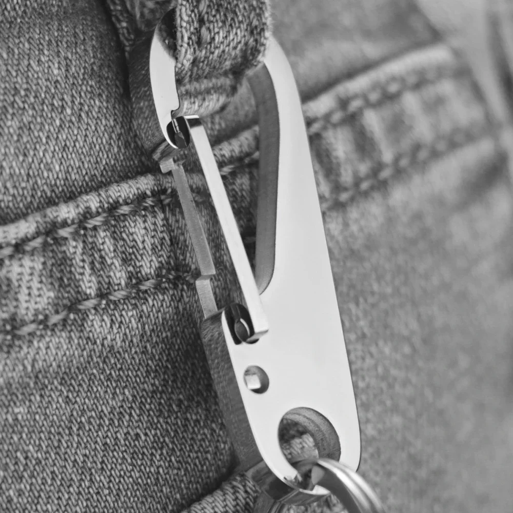 304 Stainless Steel Keyring Pe - Men Accessories In Silver review and price