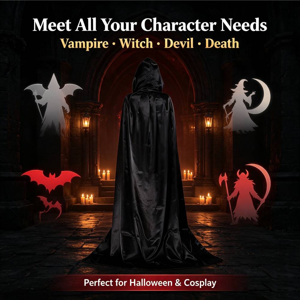 Halloween Cloaks Capes Women M - Men'S Vampire Accessories review and price