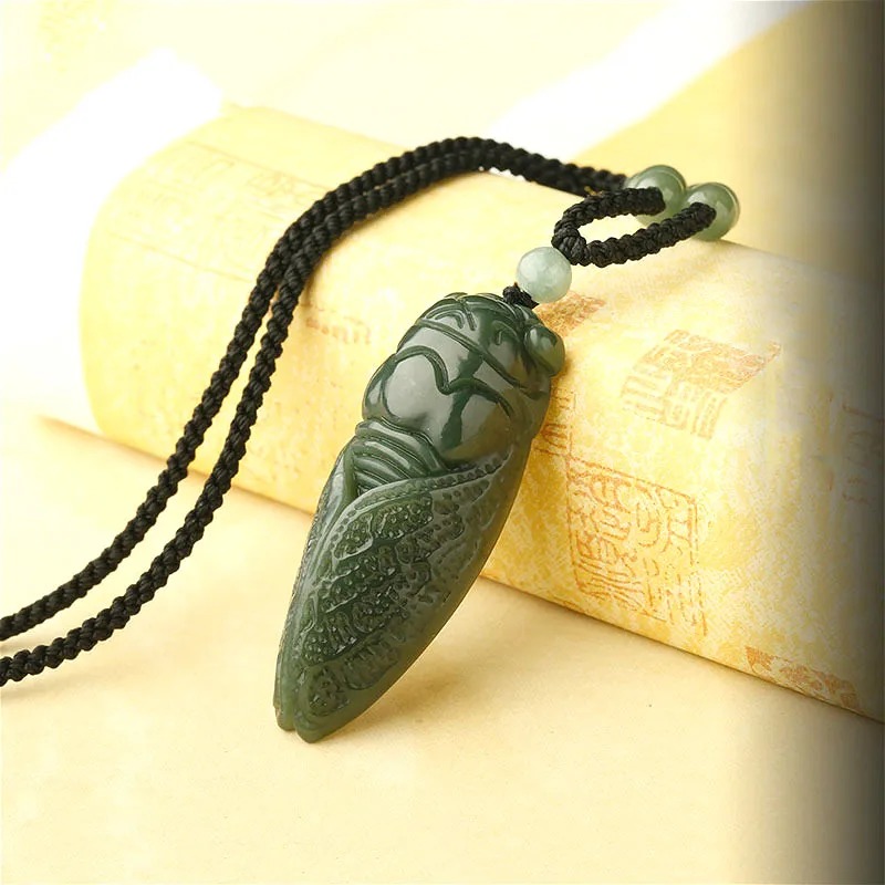 Natural Hetian Jade Cicada Pen - Men'S Mens Accessories review and price