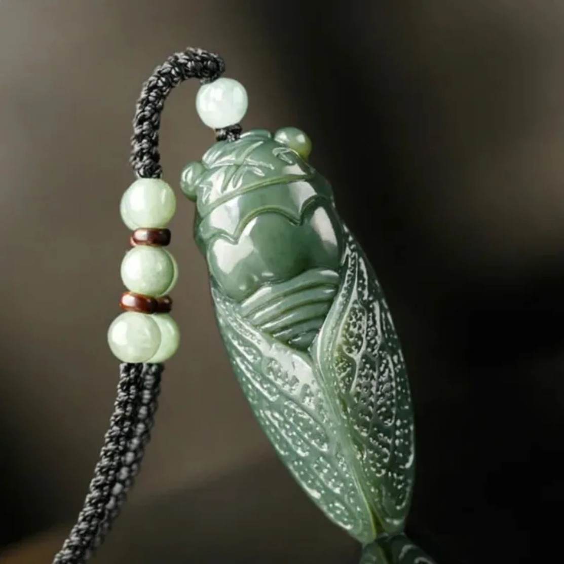 Natural Hetian Jade Cicada Pen - Men'S Mens Accessories review and price