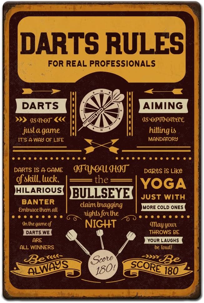 1pc Vintage Metal Tin Sign  Re - Men Accessories Rule review and price