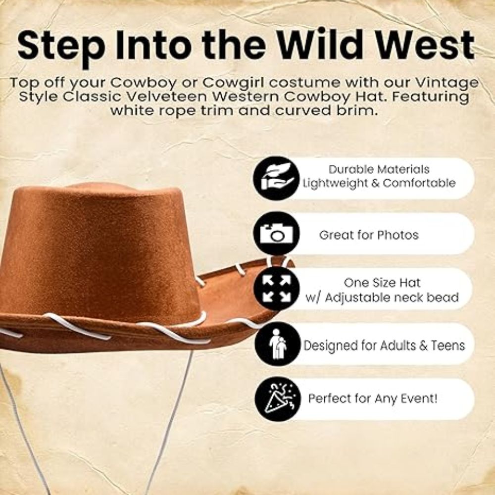 Fantasia Woody Jessie Cosplay  - Men Accessories Hat review and price