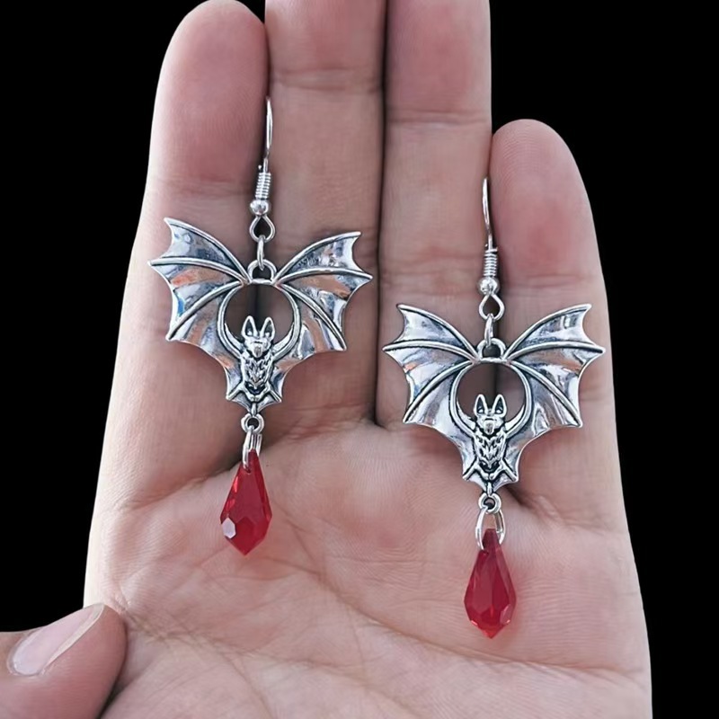 Gothic Vampire Bat Earrings fo - Men'S Vampire Accessories review and price