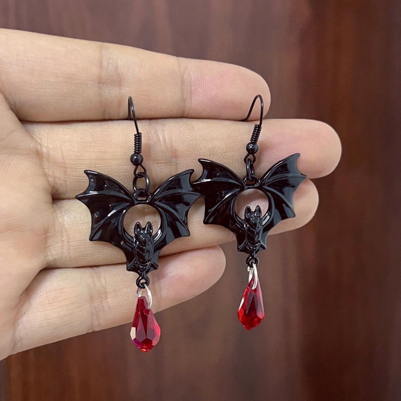 Gothic Vampire Bat Earrings fo - Men'S Vampire Accessories review and price