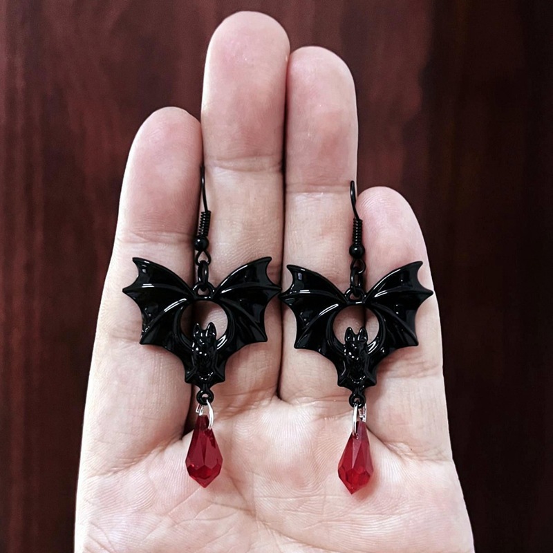 Gothic Vampire Bat Earrings fo - Men'S Vampire Accessories review and price