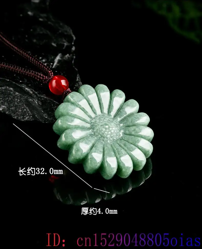 Green Jadeite Sunflower Pendan - Men'S Mens Accessories review and price