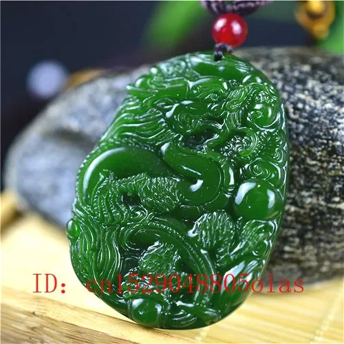 Natural Green Chinese Jade Dra - Men'S Mens Accessories review and price
