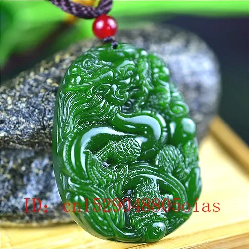 Natural Green Chinese Jade Dra - Men'S Mens Accessories review and price