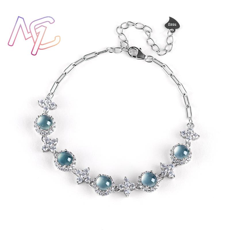 Blue Myanmar Jadeite Bracelet  - Men'S Mens Accessories review and price