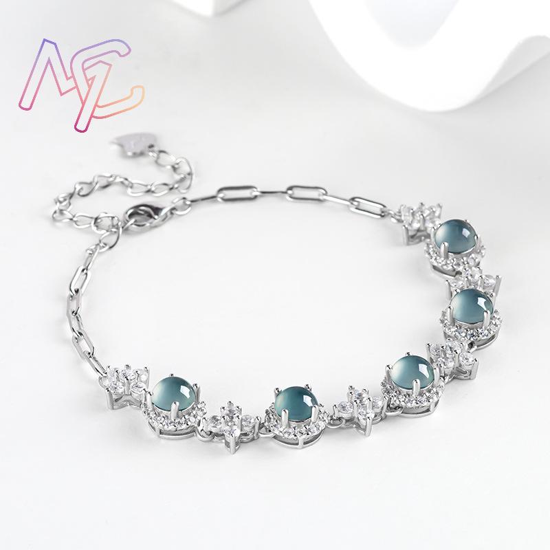 Blue Myanmar Jadeite Bracelet  - Men'S Mens Accessories review and price