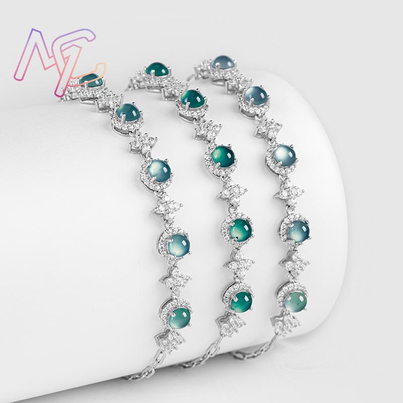 Blue Myanmar Jadeite Bracelet  - Men'S Mens Accessories review and price
