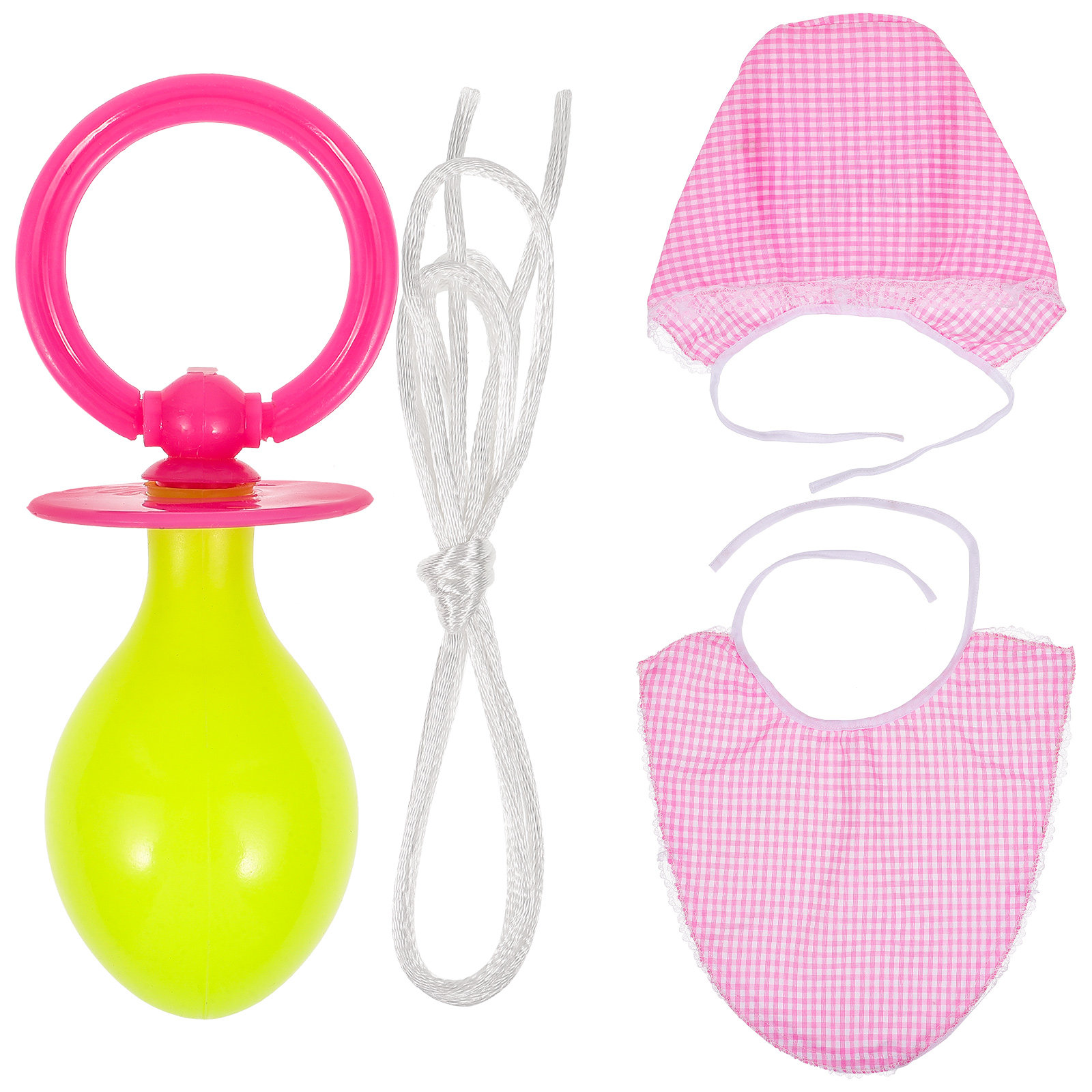 3Pcs Pacifier Bib Hat Set Adul - Men Accessories Kit review and price