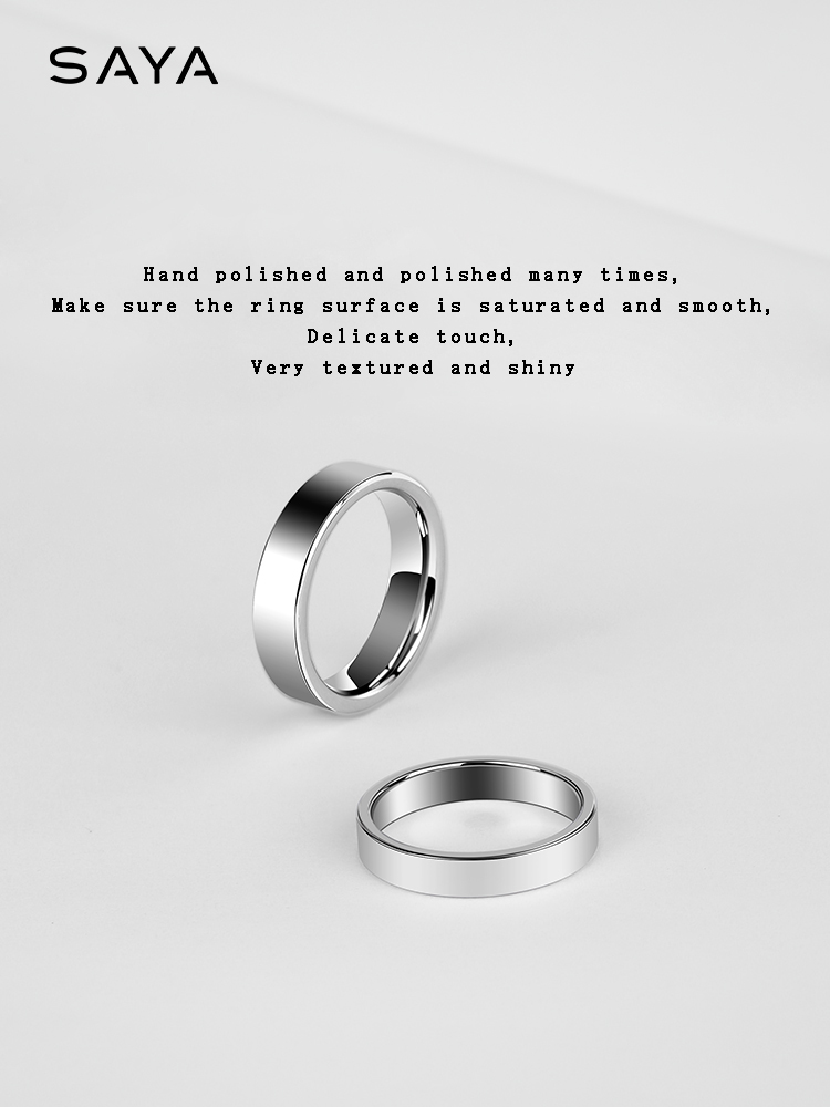 Tungsten Rings for Men Women W - Men Accessories In Silver review and price