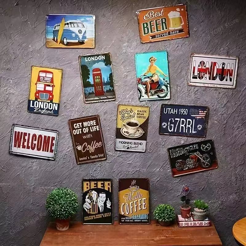 Garage Signs Metal Wall Decor  - Men Accessories Rule review and price