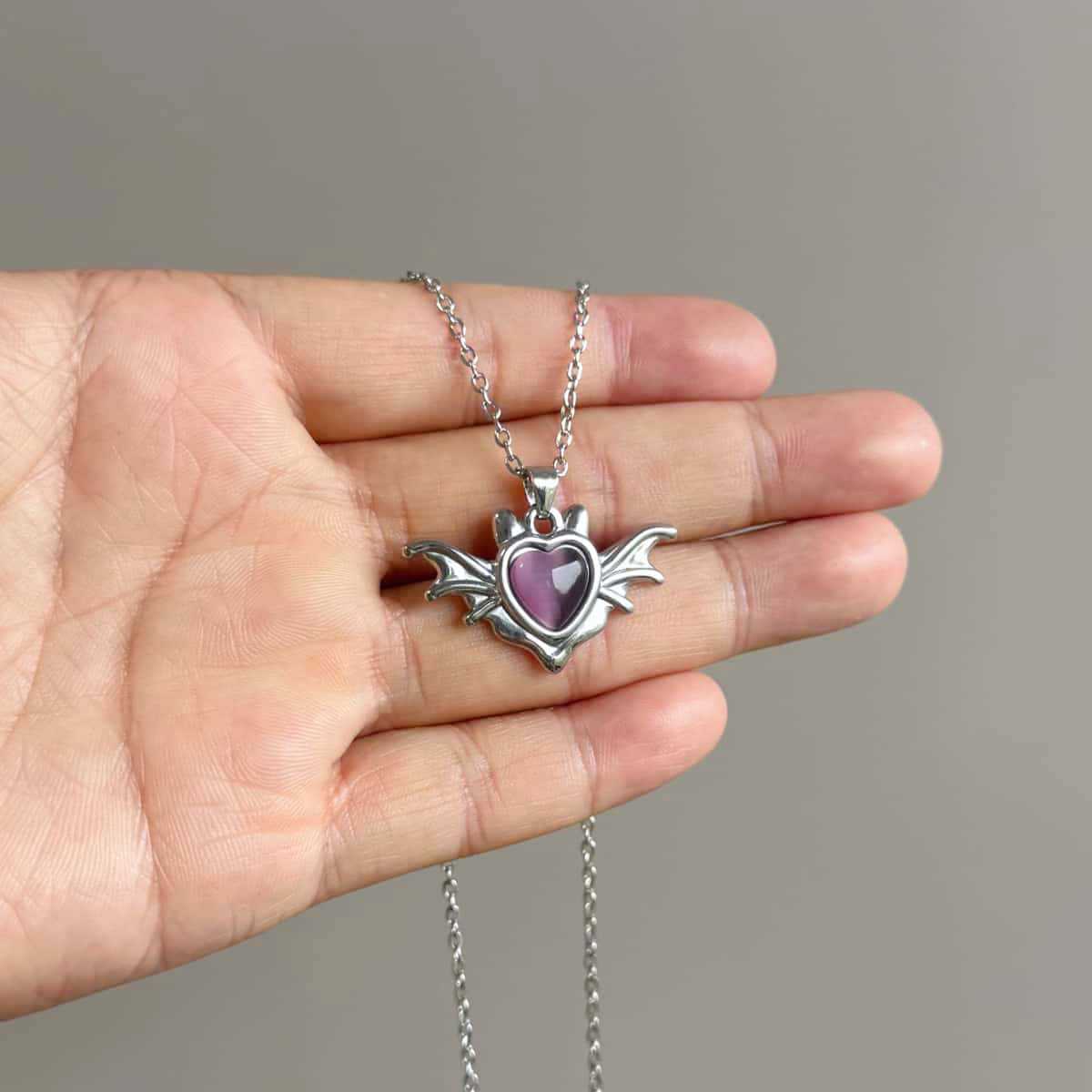 Gothic Vampire Bat Charm Neckl - Men'S Vampire Accessories review and price