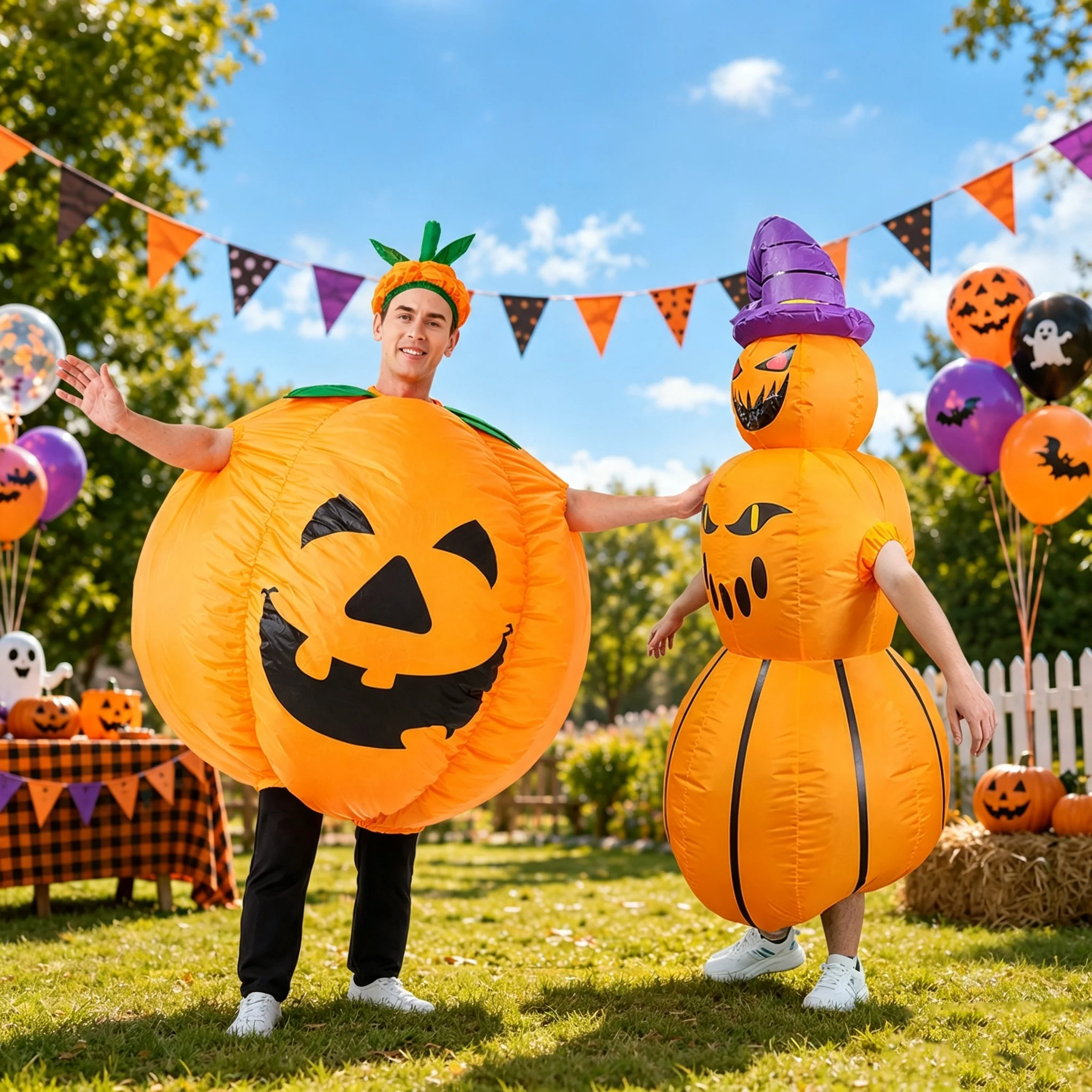 New Halloween Pumpkin Inflatab - Men Accessories Hat review and price