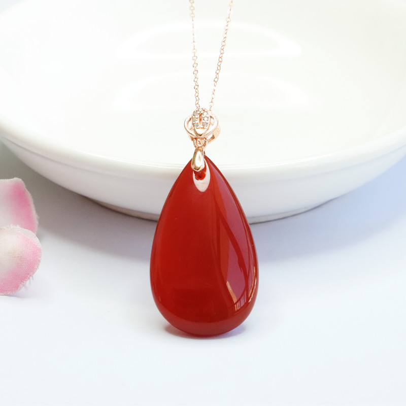 S925 Silver Inlaid Natural Red - Men'S Accessories Drop Shipping review and price