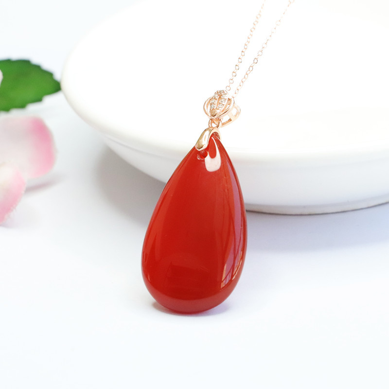 S925 Silver Inlaid Natural Red - Men'S Accessories Drop Shipping review and price
