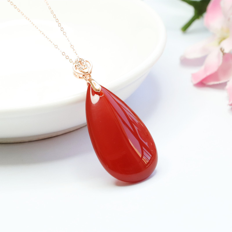 S925 Silver Inlaid Natural Red - Men'S Accessories Drop Shipping review and price