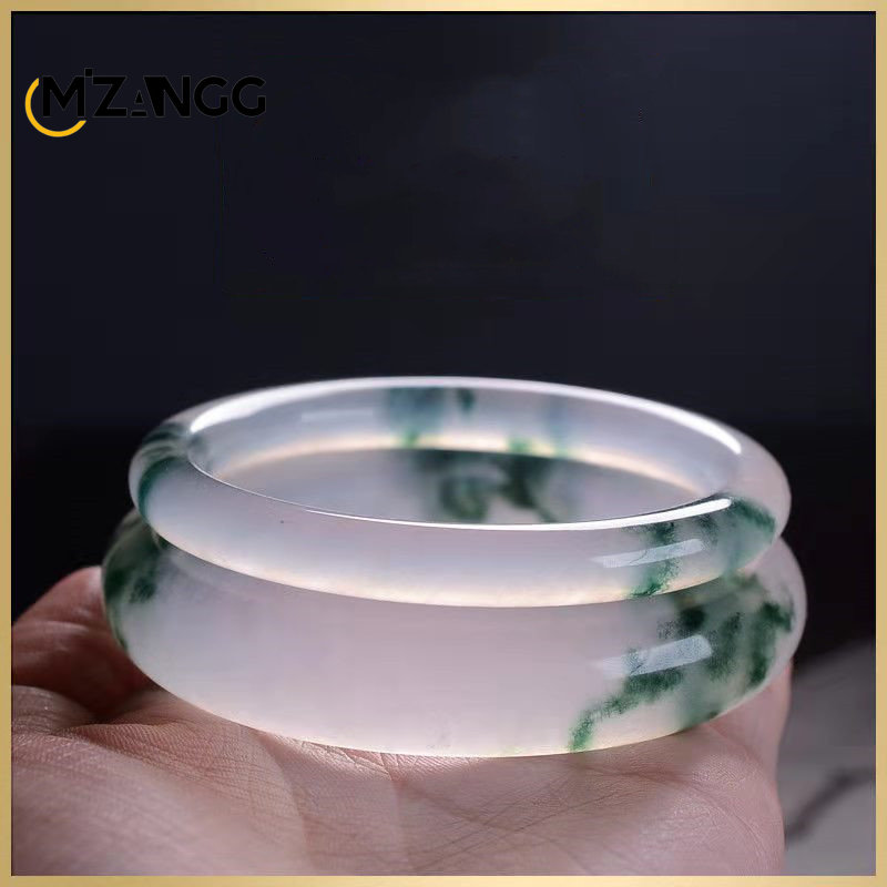 Natural Green Jadeite Bangle J - Men'S Vegan Accessories review and price