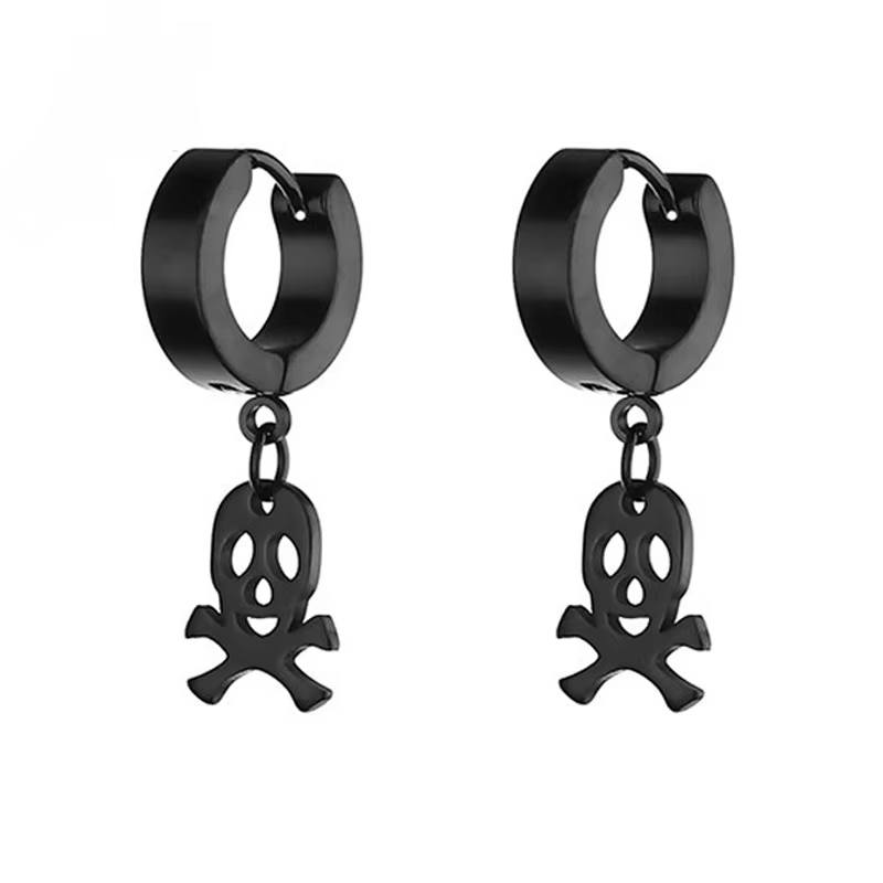 2023 New Black Punk Stainless  - Men'S Accessories Drop Shipping review and price